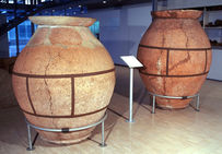 Dolia, IIe siècle de notre ère.Musée gallo-romain de Saint-Romain-en Gal, Vienne.