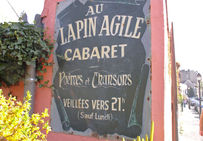 Le « Lapin agile », situé à l'angle de la rue des Saules, est l'un des rares survivants des cabarets montmartrois...