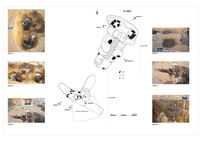 Plan de la structure St 4002 de Luzarches (Val-d'Oise), composée de deux ensembles.