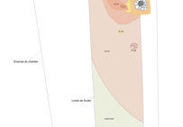 Plan de l'occupation protohistorique.
